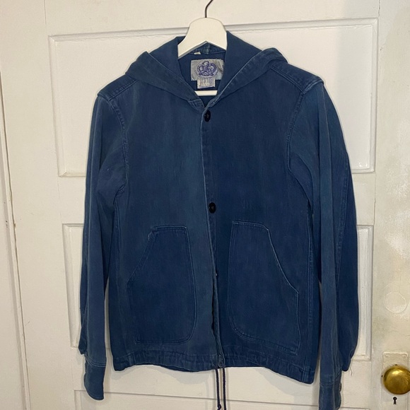 Vintage Denim Hoodie - Picture 1 of 3